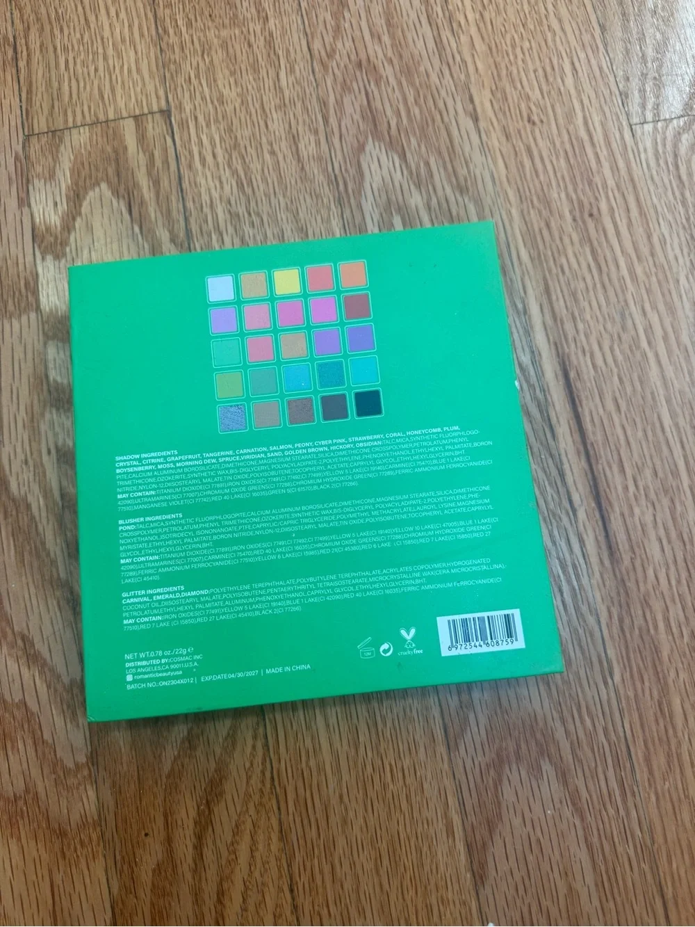 Sunflower 25-Color Eyeshadow Palette — Green
